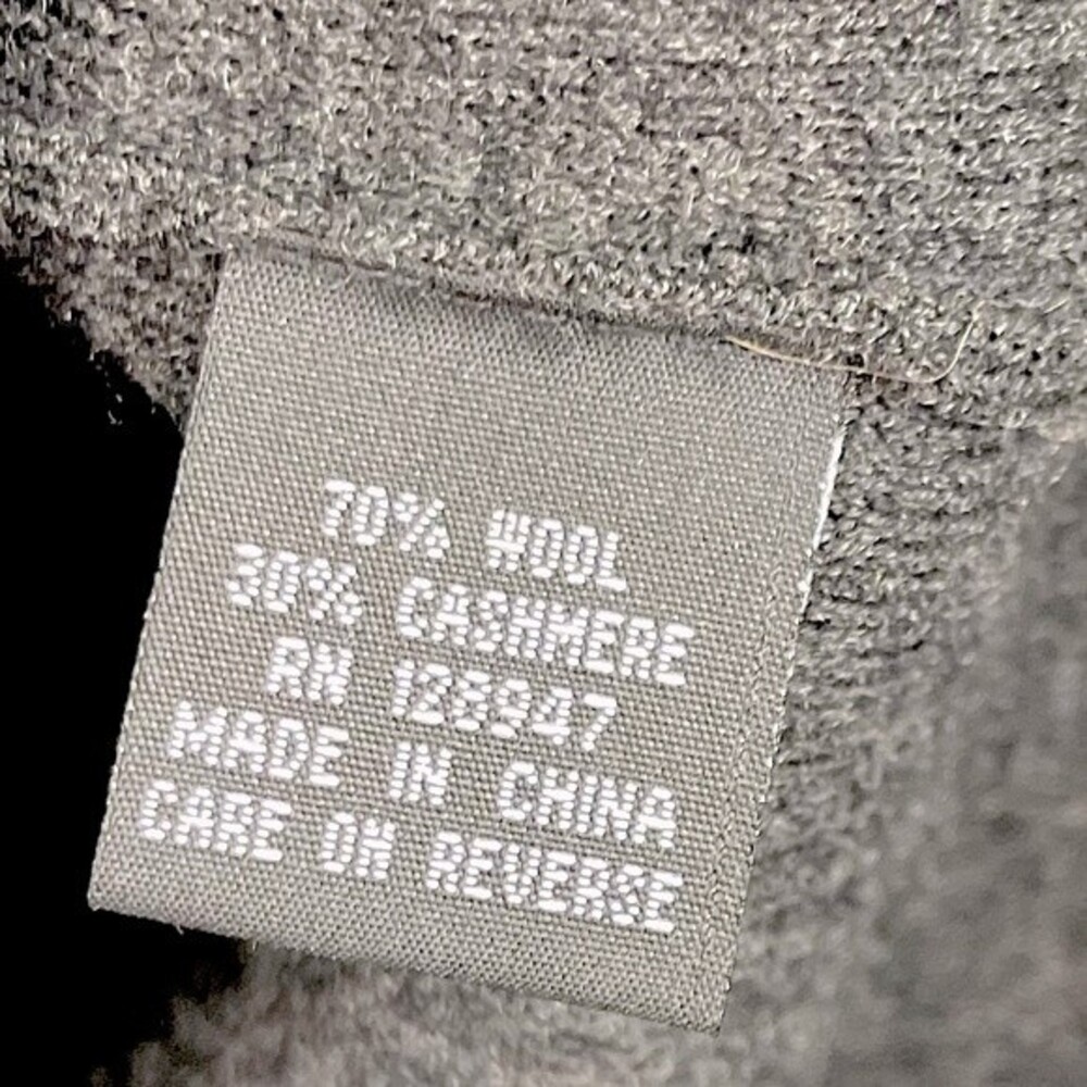 NWOT Nili Lotan Wool Cashmere Blend Sweater Knit Gray Mini Skirt Exposed Seam XS - Picture 11 of 11